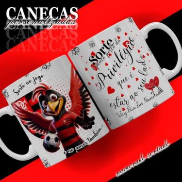 Imagem de Caneca personalizada futebol NAMORADO SORTUDO 325ML - ABRAKADABRA33, 1