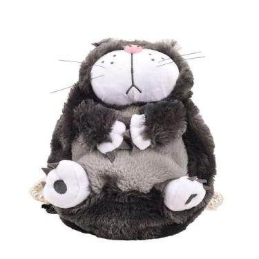 Imagem de Bolsa mensageiro de ombro Lucifers Cat Daily Satchel Plush - Yiweisai