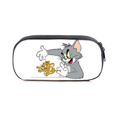 Imagem de Bolsa de lápis Tom and Jerry Anime Big Capacity para crianças - Yiweis