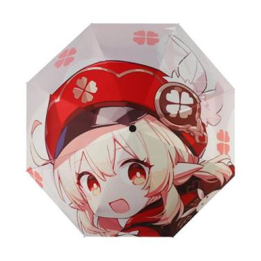 Imagem de Guarda-chuva Genshins Impacts Klee Anime Windproof UV 67x98cm - Yiweis