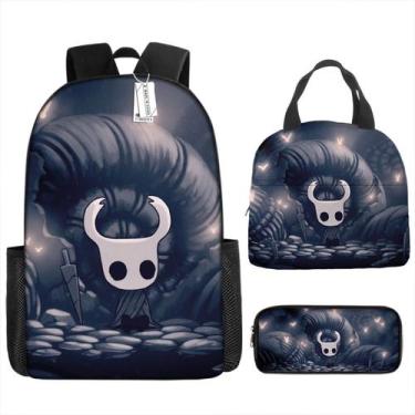 Imagem de Conjunto de mochilas escolares Hollows Knights Hornets Cartoon Kids - 