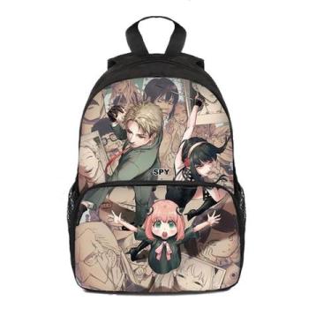 Imagem de Mochila Spys Familys Anya Forger para crianças escolares de poliéster 