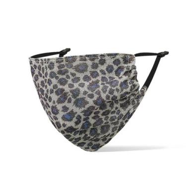 Imagem de Máscara facial de algodão respirável com estampa de leopardo - yiweisa