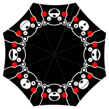 Imagem de Guarda-chuva Kumamons Anime Windproof Portátil de 92 cm de diâmetro - 