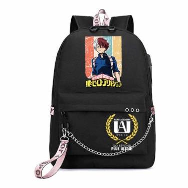 Imagem de Mochila My Hero Academia Todoroki Shoto Cartoon Kids School - yiweisai