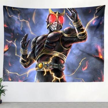 Imagem de Decoração de tapeçaria para pendurar na parede Kamens Riders Kabutos A