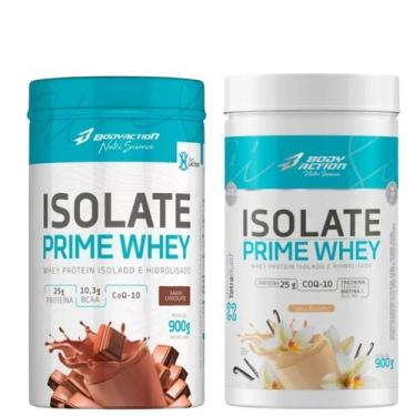 Imagem de Kit 2x Isolate Prime Chocolate + Baunilha 900g Bodyaction