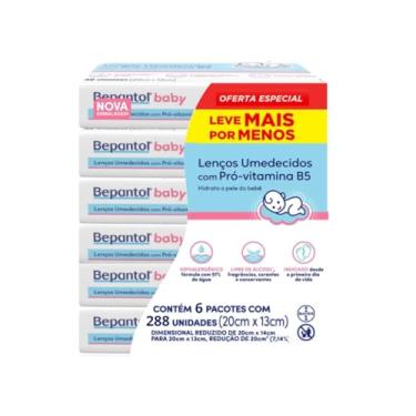 Imagem de Bepantol Baby Lenço Umedecido para Bebê, Hipoalergênico, Leve Mais e Pague Menos, 288 Unidades