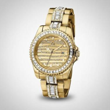 Imagem de Relógio Feminino Champion Ana Hickmann Dourado Luxo AH28197H-Feminino