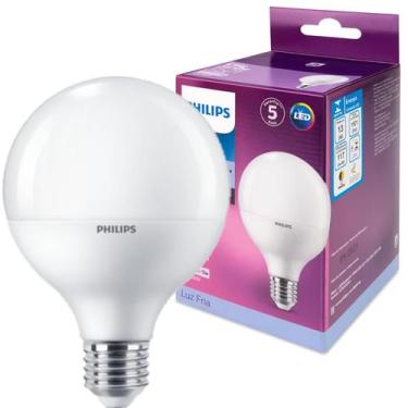 Imagem de Kit 5 Lampada Led Globe G93 13w Philips Luz Branca 6500k E27