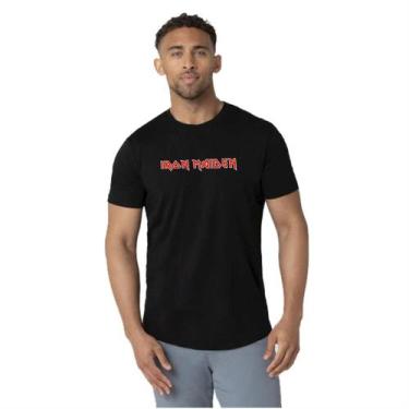 Imagem de Camiseta Iron Maiden Masculina Preta Manga Curta, EG, Preto, Masculina