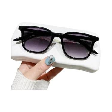Imagem de Óculos De Sol Para Miopia Estilo Quadrado Unissex Com Proteção UV E Le