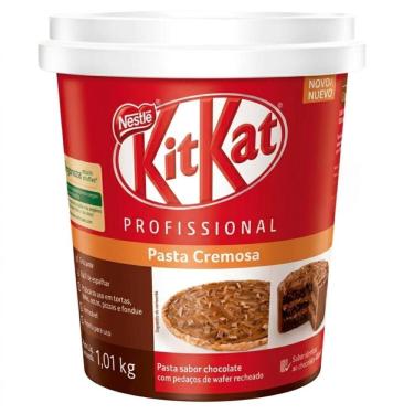 Imagem de Pasta Cremosa Kit Kat 1,01 KG Cobertura e Recheio De Ovo de Páscoa Bolo Nestlé