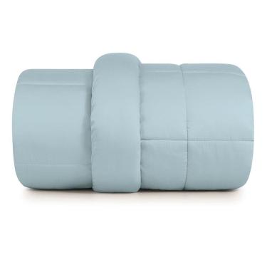 Imagem de Edredom Plumi Casal Altenburg Algodão Lux 200 Fios Azul Etienne