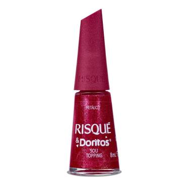 Imagem de Esmalte Rosa Risqué e Doritos Sou Topping Metálico 8ml