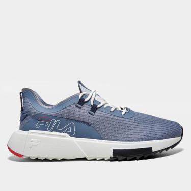 Imagem de Tênis Fila F Virtuous Masculino, Azul, Branco, 44