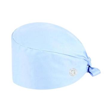 Imagem de Touca Cirúrgica Feminina Antipoeira Para Enfermeiras De UTI, Cor Sólid