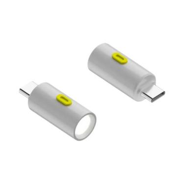 Imagem de Lanterna De Bolso Multifuncional USB-C Com LED, Mini Tocha De Luz Fort