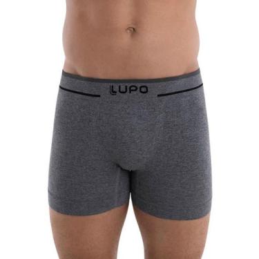 Imagem de Cueca Boxer Lupo 00733-004 Adulto Sem Costura Poliamida T. P/GG, P, 80