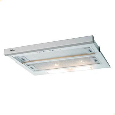 Imagem de Depurador Exaustor de Embutir Fischer Slim 60 cm 3 Velocidades Aço Inox Escovado 110V