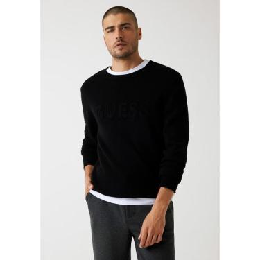 Imagem de Suéter de Tricot Eco Logo Relevo Preto-Masculino