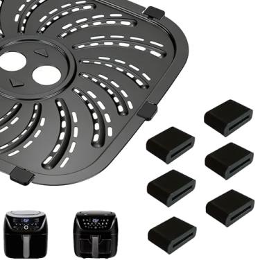 Imagem de Replacement Rubber Bumpers for Air Fryer Grill Pan, 4 PCS Food Grade Air Fryer Silicone...