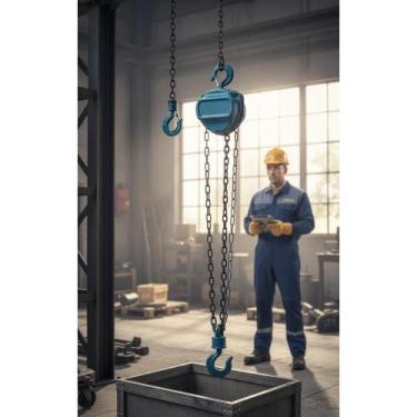 Imagem de Talha Manual 1 Tonelada 5m - Içamento Potente e Seguro - Congratulatio