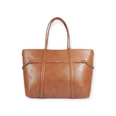 Imagem de Bolsa Feminina Schutz Shopping De Ombro Darya Grande Marrom-Feminino