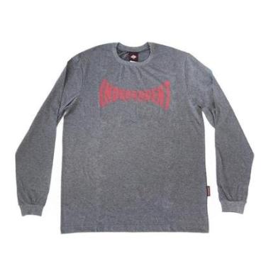 Imagem de Camiseta Manga Longa Independent Span - Chumbo Mescla-Masculino