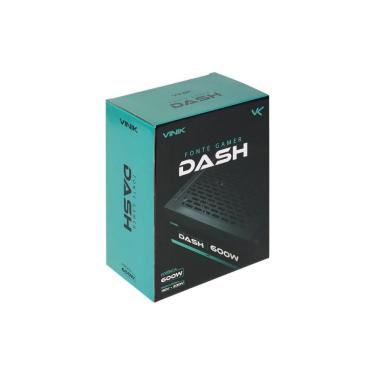 Imagem de Fonte Gamer Vinik Dash 600W Preto - Vfg600Wp