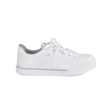 Imagem de Tênis Feminino Casual Via Marte Flatform, Branco, 38