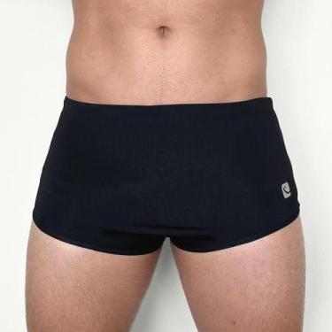 Imagem de Sunga Boxer Masculina Adulto Lisa Praia Alta Proteção Piscina Usee Bra