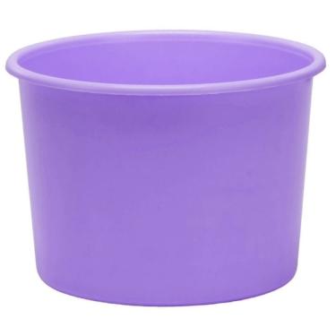 Imagem de Baldinho de Pipoca em Plástico 1 e 5L Kit 20 Unidades Lilás para Festas e Lembrancinhas OEM