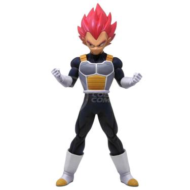 Imagem de Boneco Action Figure Vegeta Super Sayajin God Dragon Ball Z Colecionável Articulado par...