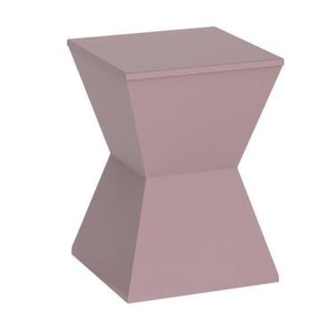 Imagem de Banqueta Baixa Nitro Polipropileno Assento Plástico 42,3 Cm Rosê Im In Home