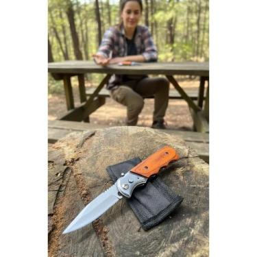 Imagem de Canivete Tático 14,5cm Aço Inox - Aventura e Dia a Dia - Congratulatio