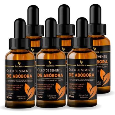 Imagem de Kit Com 06 - Óleo de Semente de Abóbora Rico em Vitamina E 30ml TuttiFlora-Unissex