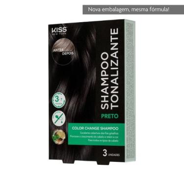 Imagem de Shampoo Tonalizante Preto - Kiss New York