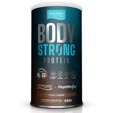 Imagem de Body Protein PeptiStrong 550g Cacau - Equaliv-Unissex