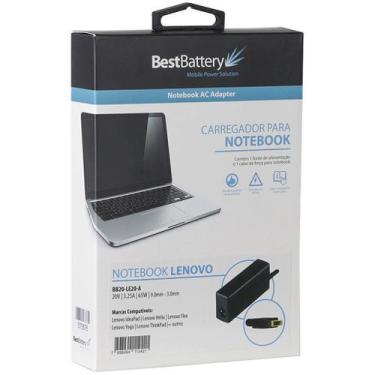 Imagem de Fonte para notebook lenovo 20v 3.25a 65w pino retangular (usb) - BESTB