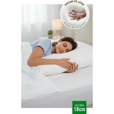 Imagem de Travesseiro Látex Extra Alto 18cm Conforto e Alívio - Congratulations 