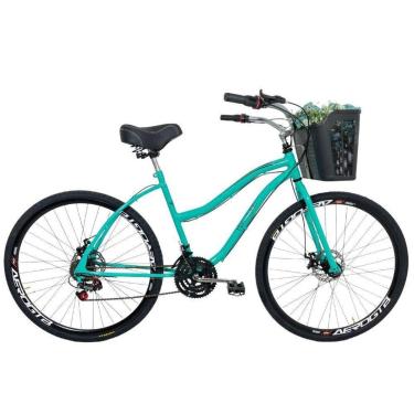 Imagem de Bicicleta Aro 29 Beach Praiana 18 Marchas Feminina Anis-Unissex