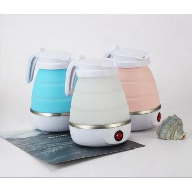 Imagem de Chaleira Elétrica Silicone Dobrável Portátil Viagem 600ml - CHALEIRAPO