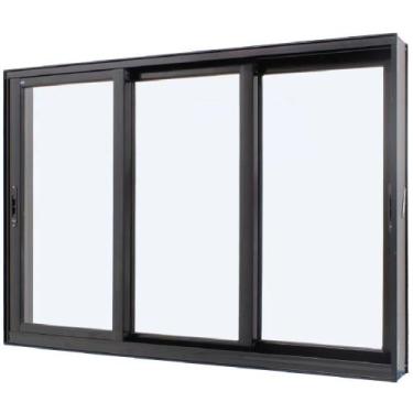 Imagem de Janela Perfecta 3F 120x100 Preta - 1012-5664 - JAP