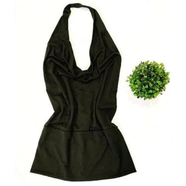 Imagem de Blusa feminina costas nuas   preta. comprar e usar