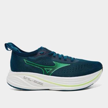 Imagem de Tênis Mizuno Neo Zen 2 Masculino, Verde militar, Branco, 39