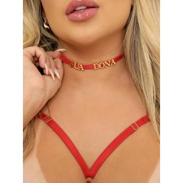 Imagem de Gargantilha Personalizável para Mulheres Ousadas - Várias Cores Dispon
