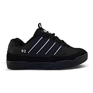 Imagem de Tenis QIX Golden Camurça Streetwear Skate Masculino Conforto, Preto, 4