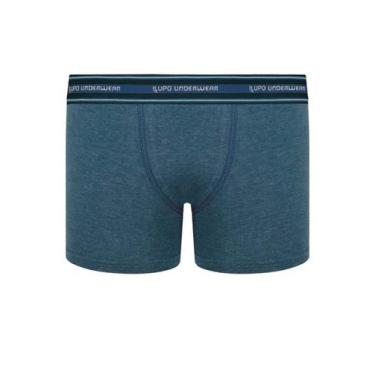 Imagem de Cueca Boxer Infantil Lupo 00141-003 Algodão Com Elastano T. P/GG, GG, 
