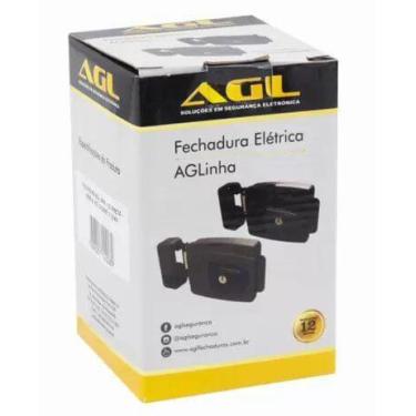 Imagem de Fechadura Agl- Mini - 12V Preta - 42Mm A, Preto, Fechadura Reversível 